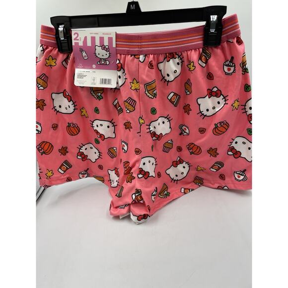 Hello Kitty Women’s sleep shorts Halloween Medium 2-pk New W/tags Fast Shipping - Picture 1 of 6
